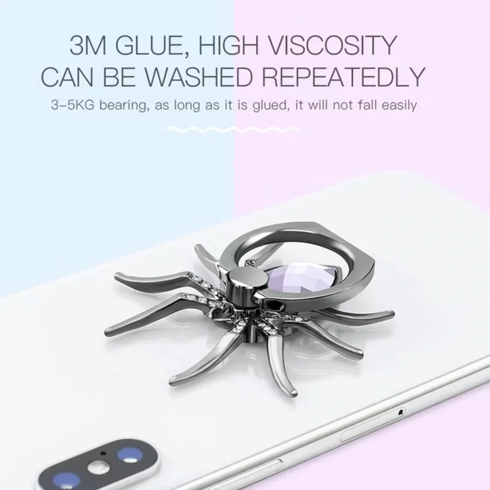 ❤️ Green Spider Phone Ring Holder